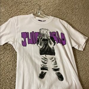 Kids White Graphic T-Shirt